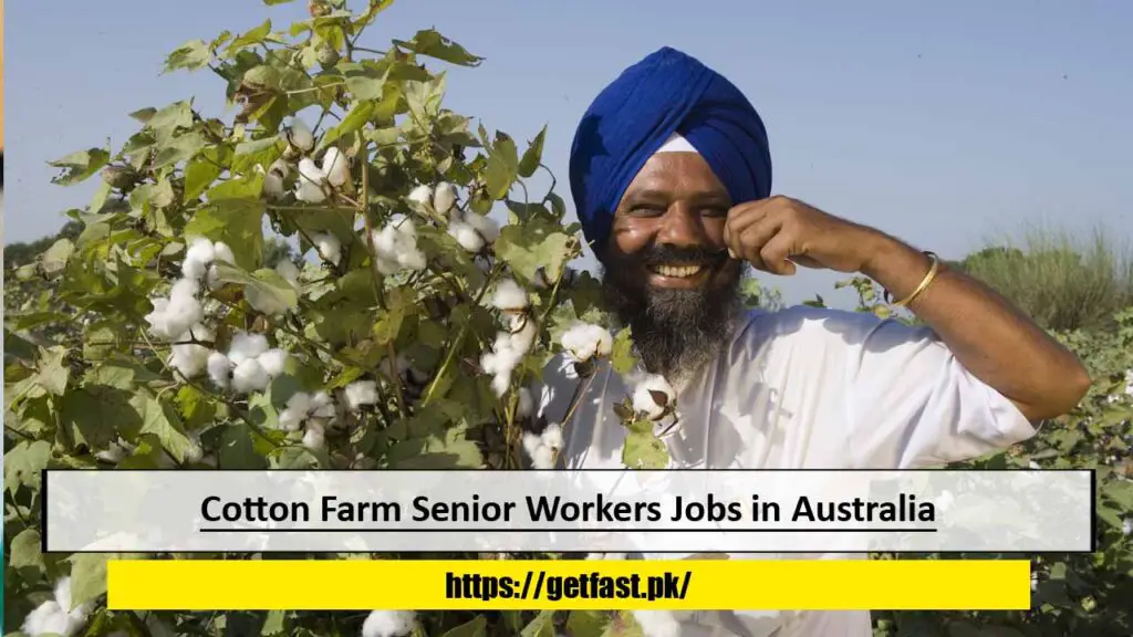 Cotton Farm Senior Workers Jobs in Australia