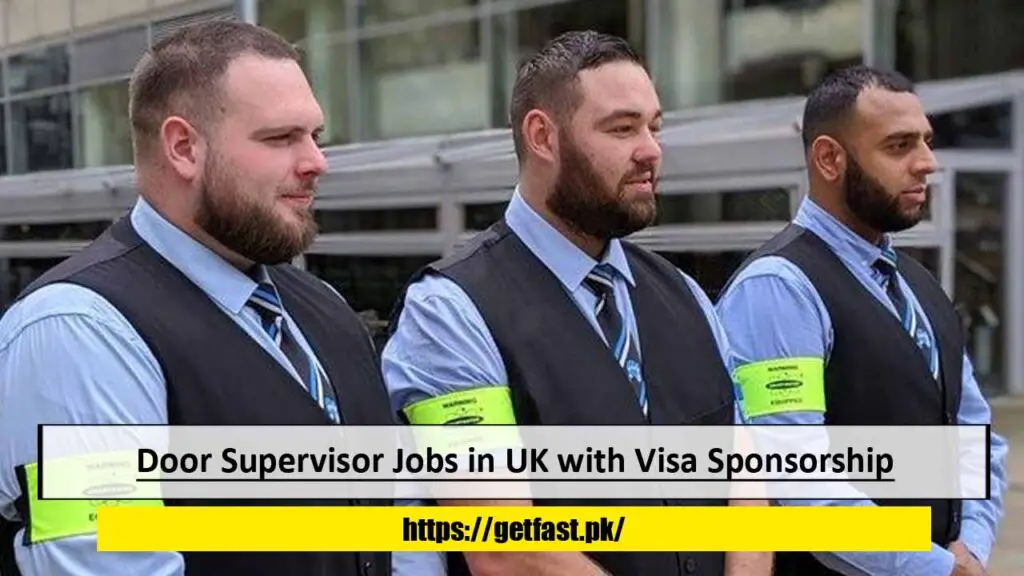 Door Supervisor Jobs in UK with Visa Sponsorship