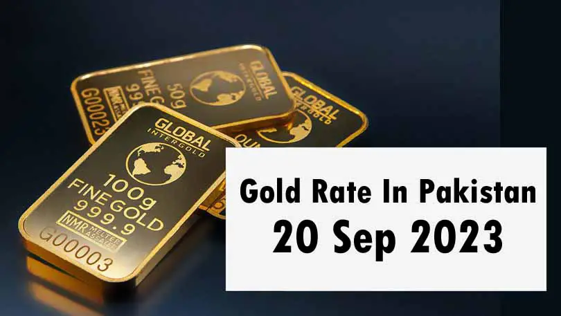 Gold Rate in Pakistan Today 20 September 2023