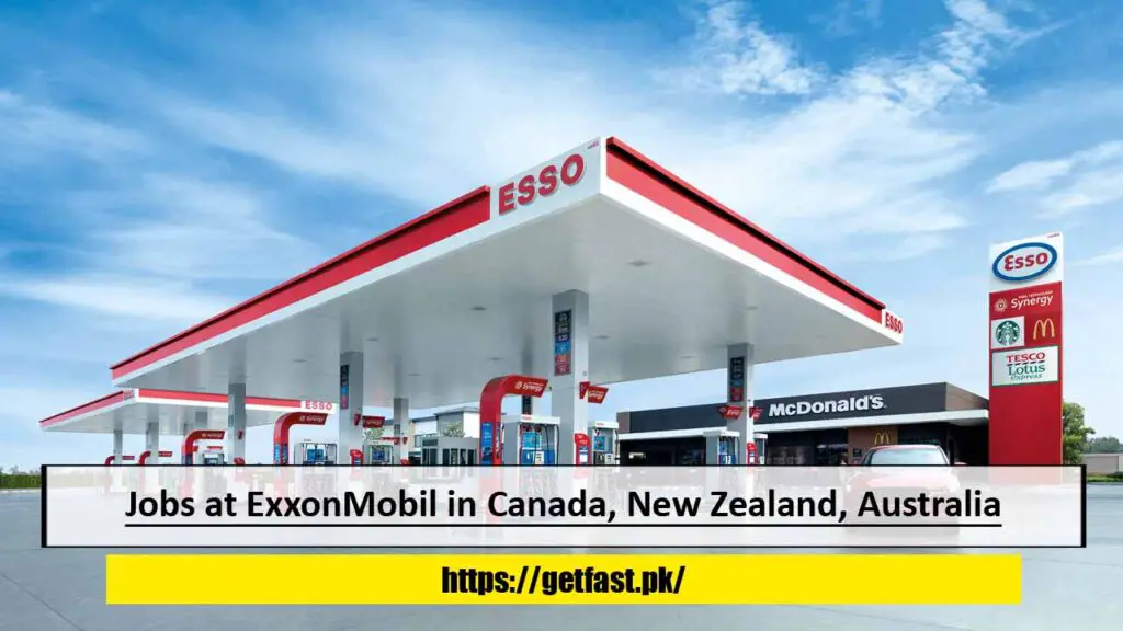 Jobs at ExxonMobil in Canada, New Zealand, Australia 2023/2024