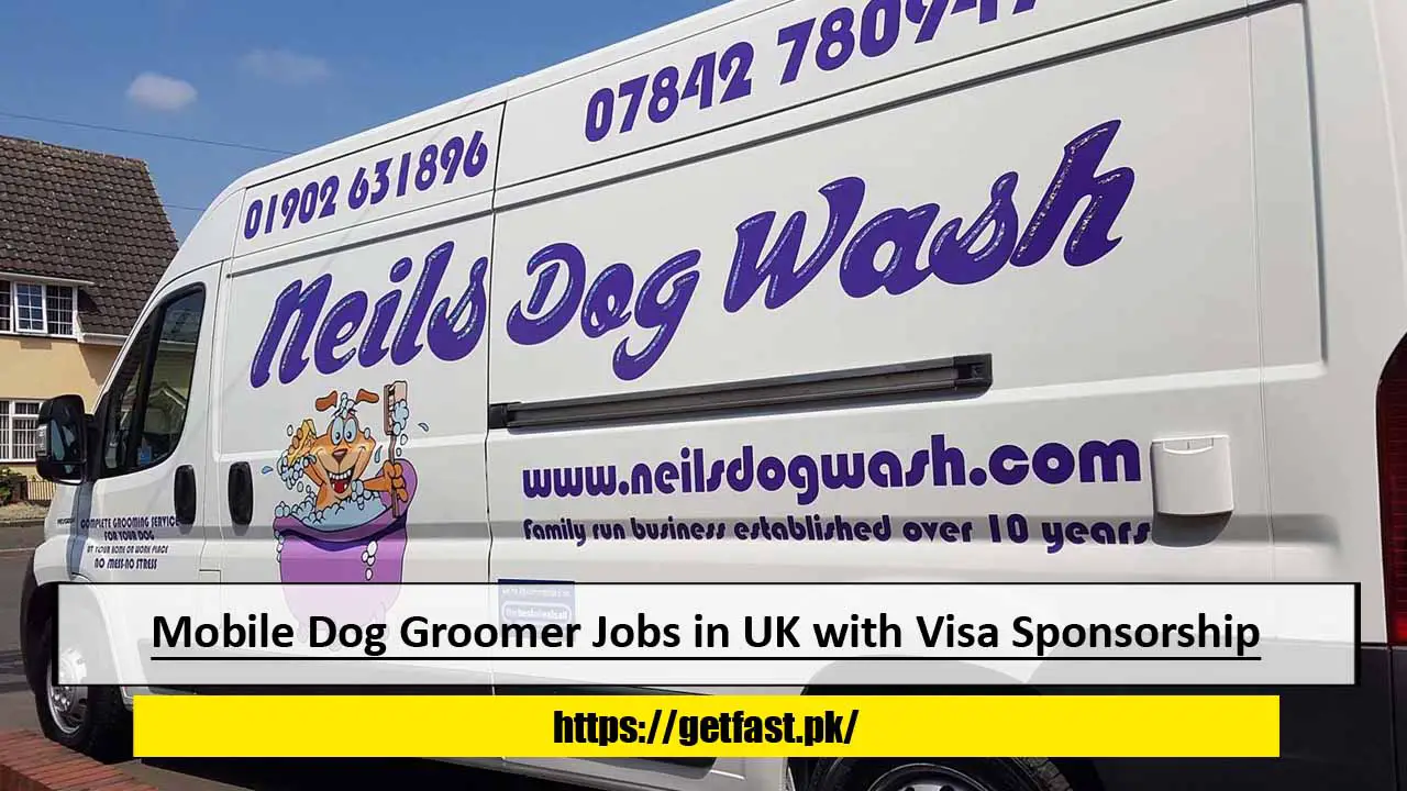 Mobile Dog Groomer Jobs in UK with Visa Sponsorship