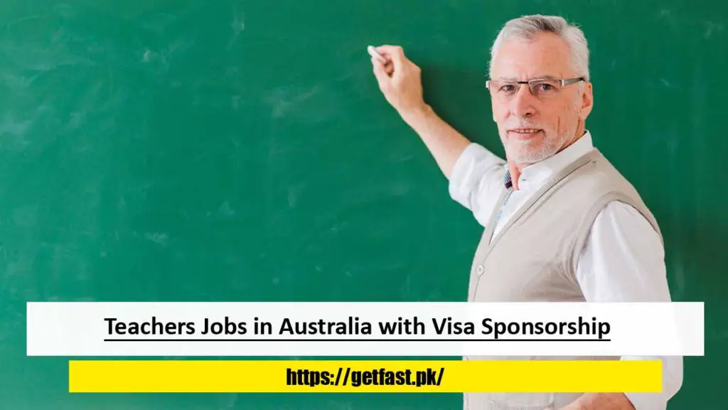 Teachers Jobs in Australia with Visa Sponsorship