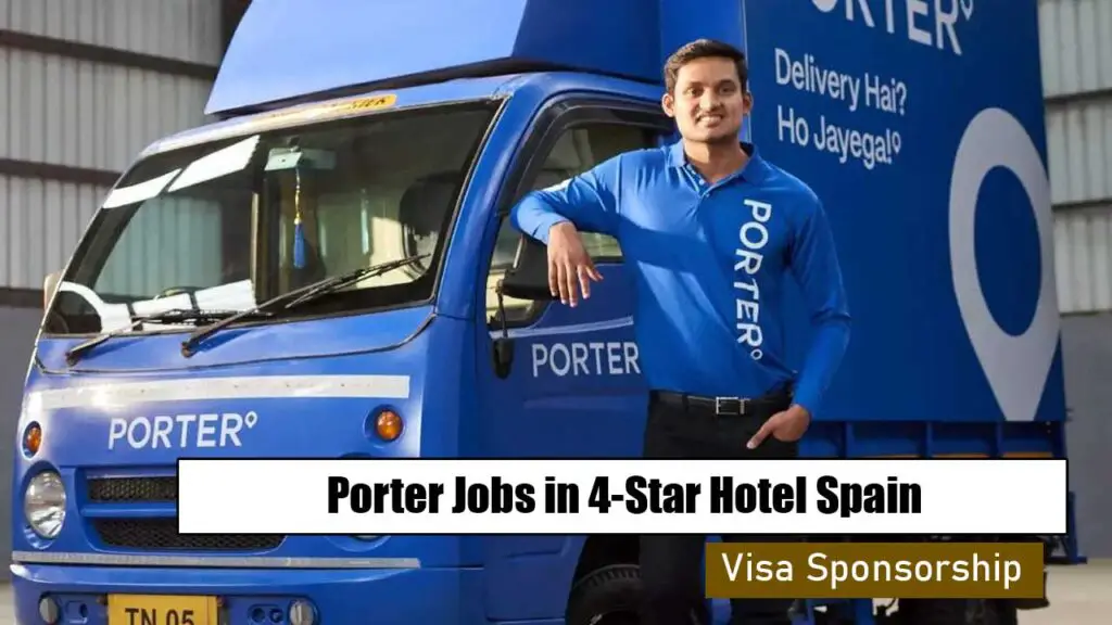 Porter Jobs in 4-Star Hotel Spain with Food and Accommodation