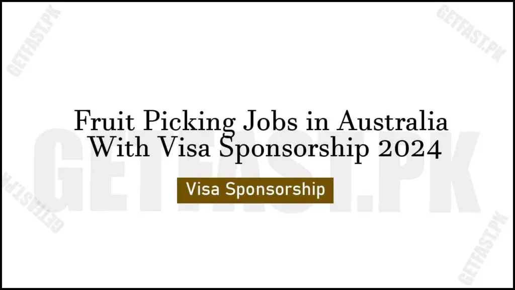 Fruit Picking Jobs in Australia With Visa Sponsorship 2024
