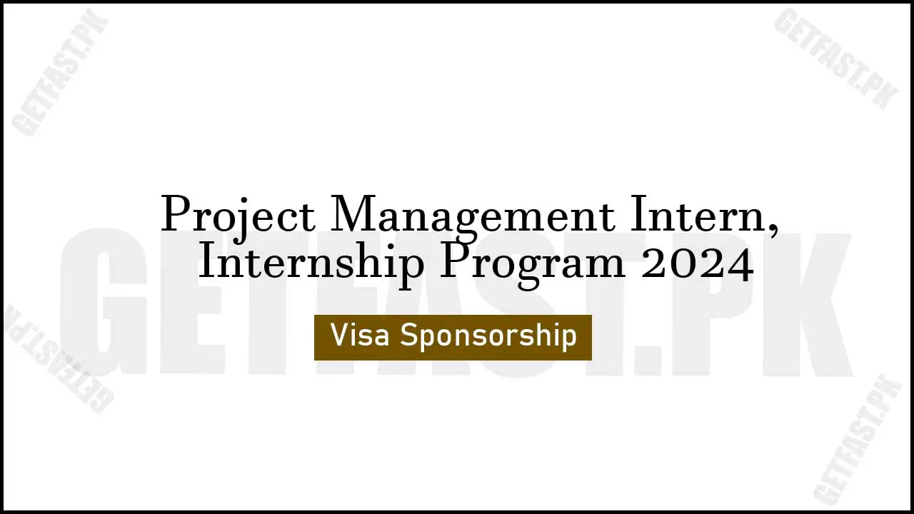 Project Management Intern, Internship Program 2024