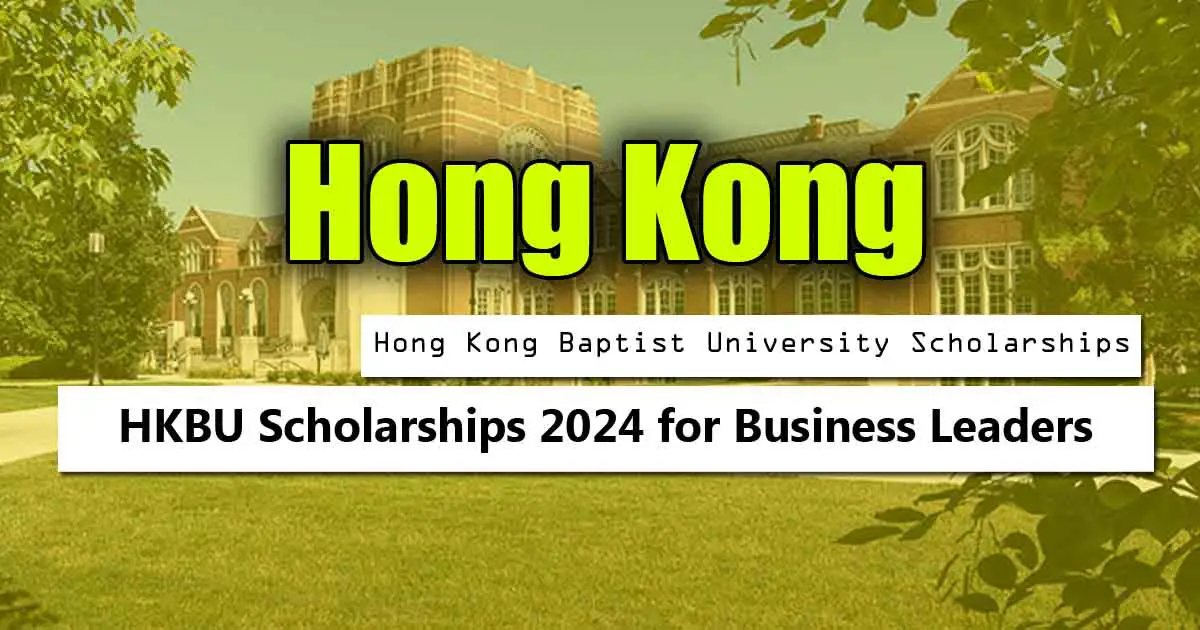 HKBU Scholarships 2024 for Business Leaders