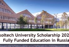 Skoltech University Scholarship 2024 - Fully Funded Education in Russia