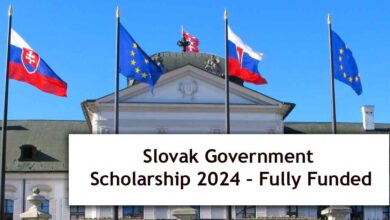 Slovak Government Scholarship 2024 – Fully Funded