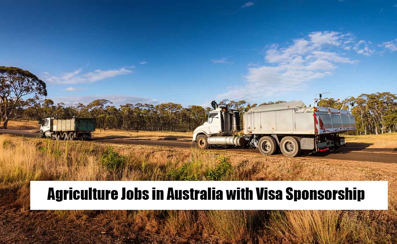 Agriculture Jobs in Australia with Visa Sponsorship