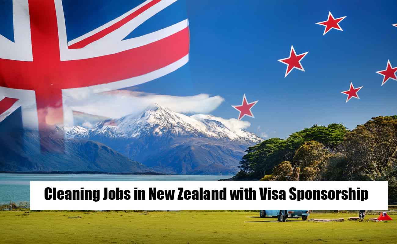 Cleaning Jobs in New Zealand with Visa Sponsorship