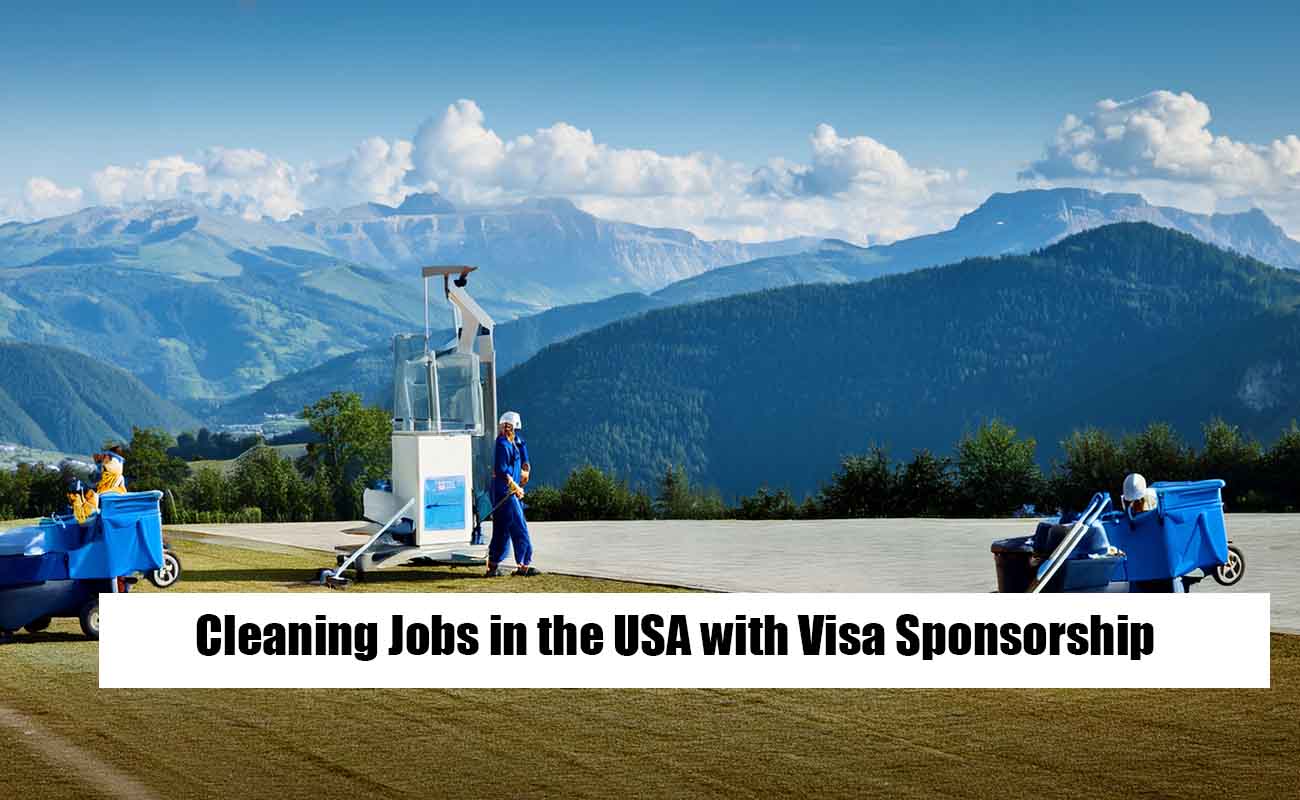 Cleaning Jobs in the USA with Visa Sponsorship