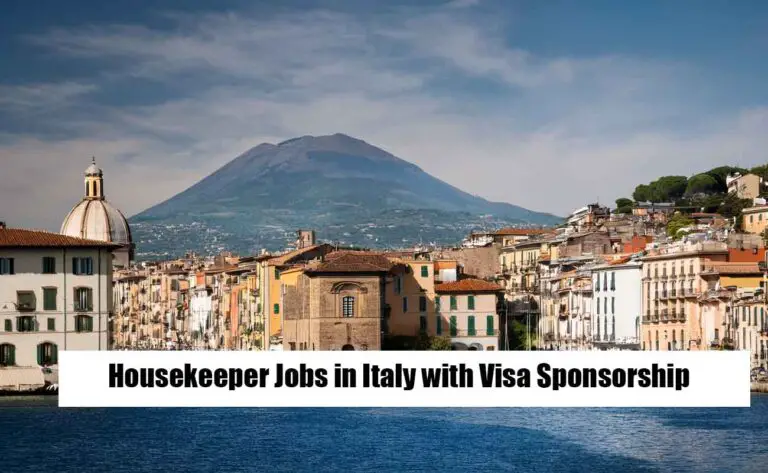 Housekeeper Jobs in Italy with Visa Sponsorship
