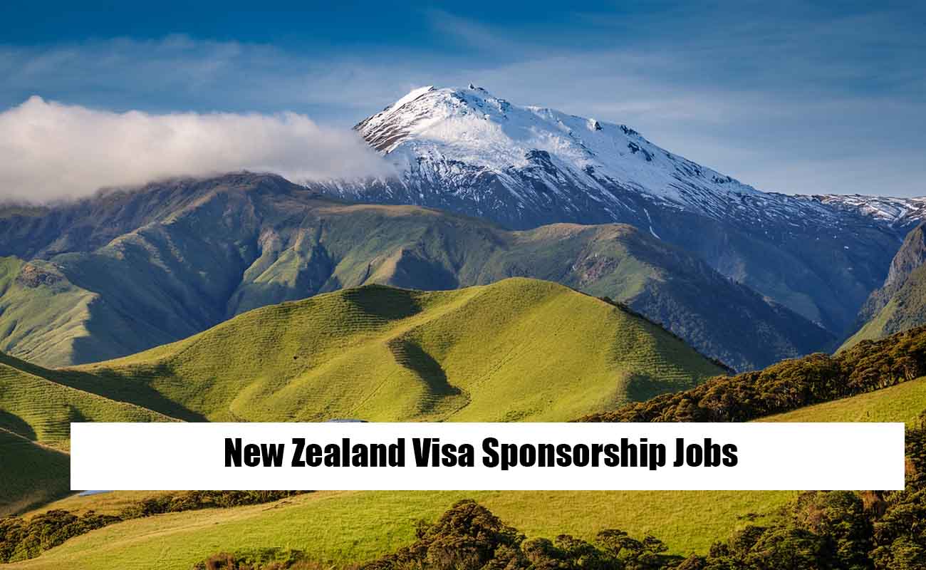 New Zealand Visa Sponsorship Jobs
