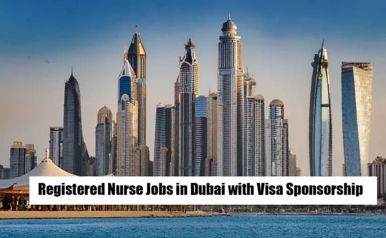 Registered Nurse Jobs in Dubai with Visa Sponsorship and Free Accommodation