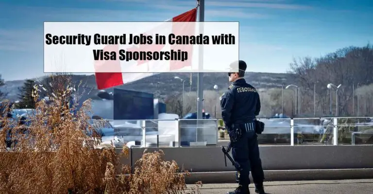 Security Guard Jobs in Canada with Visa Sponsorship