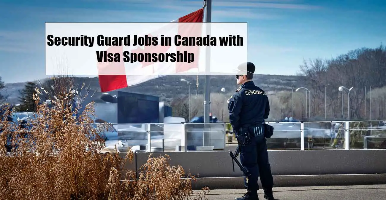 Security Guard Jobs in Canada with Visa Sponsorship