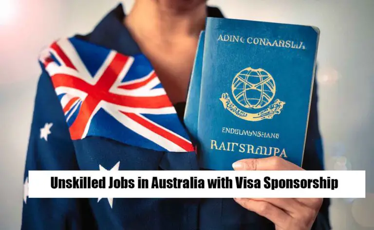 Unskilled Jobs in Australia with Visa Sponsorship