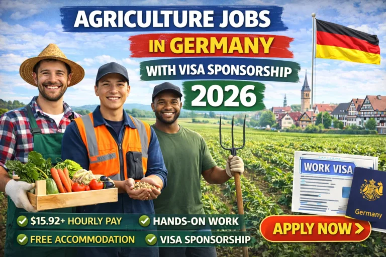 Agriculture Jobs in Germany with Visa Sponsorship