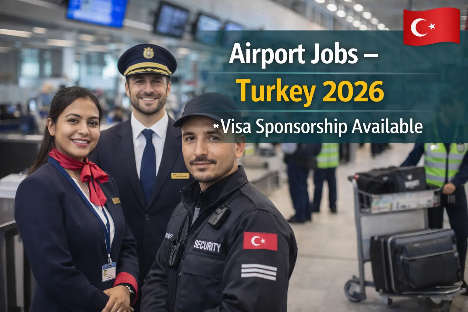 Airport Jobs in Turkey With Visa Sponsorship