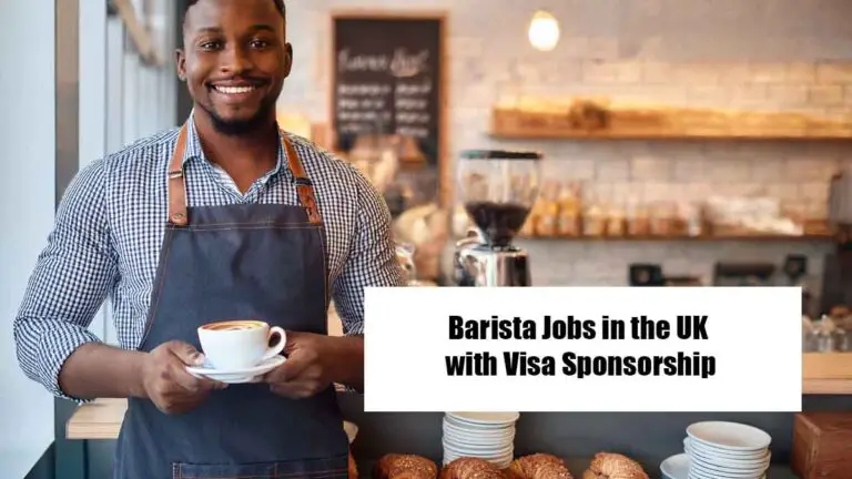 Barista Jobs in the UK with Visa Sponsorship and Free Food