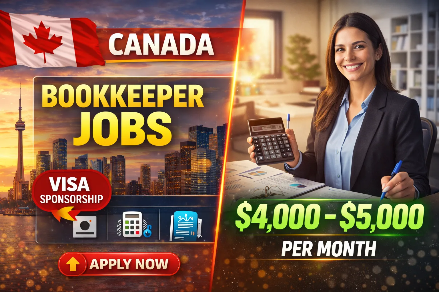 Bookkeeper Jobs in Canada With Visa Sponsorship