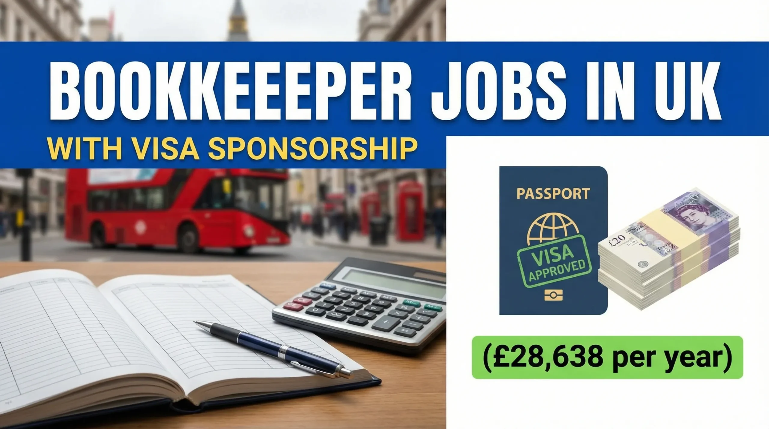 BookKeeper Jobs in UK with Visa Sponsorship