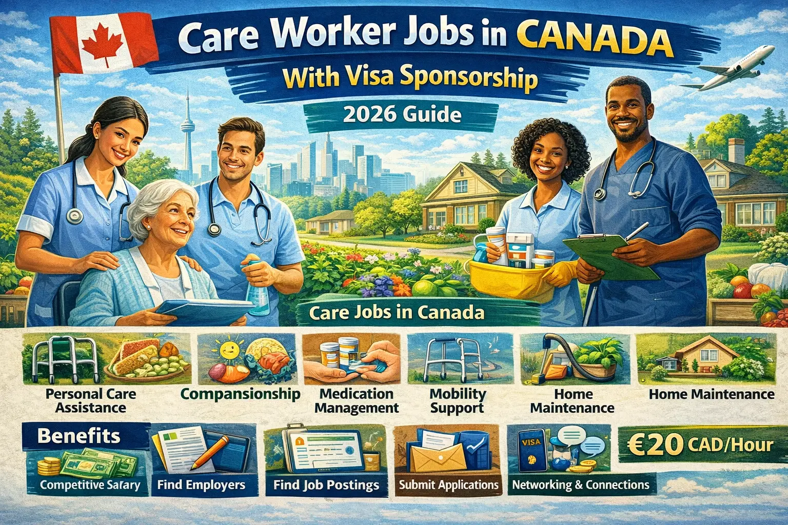 Care Worker Jobs in Canada With Visa Sponsorship
