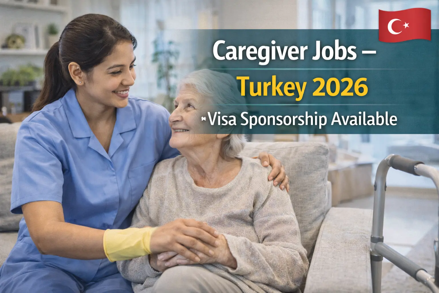 Caregiver Jobs in Turkey With Visa Sponsorship for Foreigners