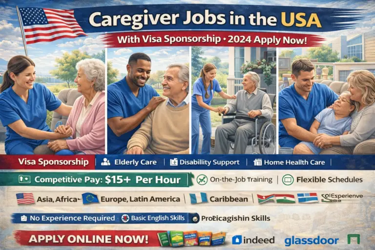 Caregiver Jobs in the USA With Visa Sponsorship