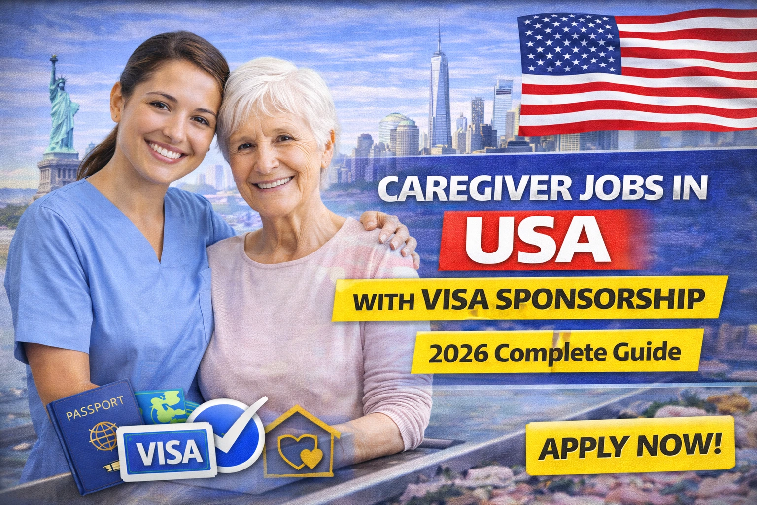 Caregiver Jobs in the USA With Visa Sponsorship