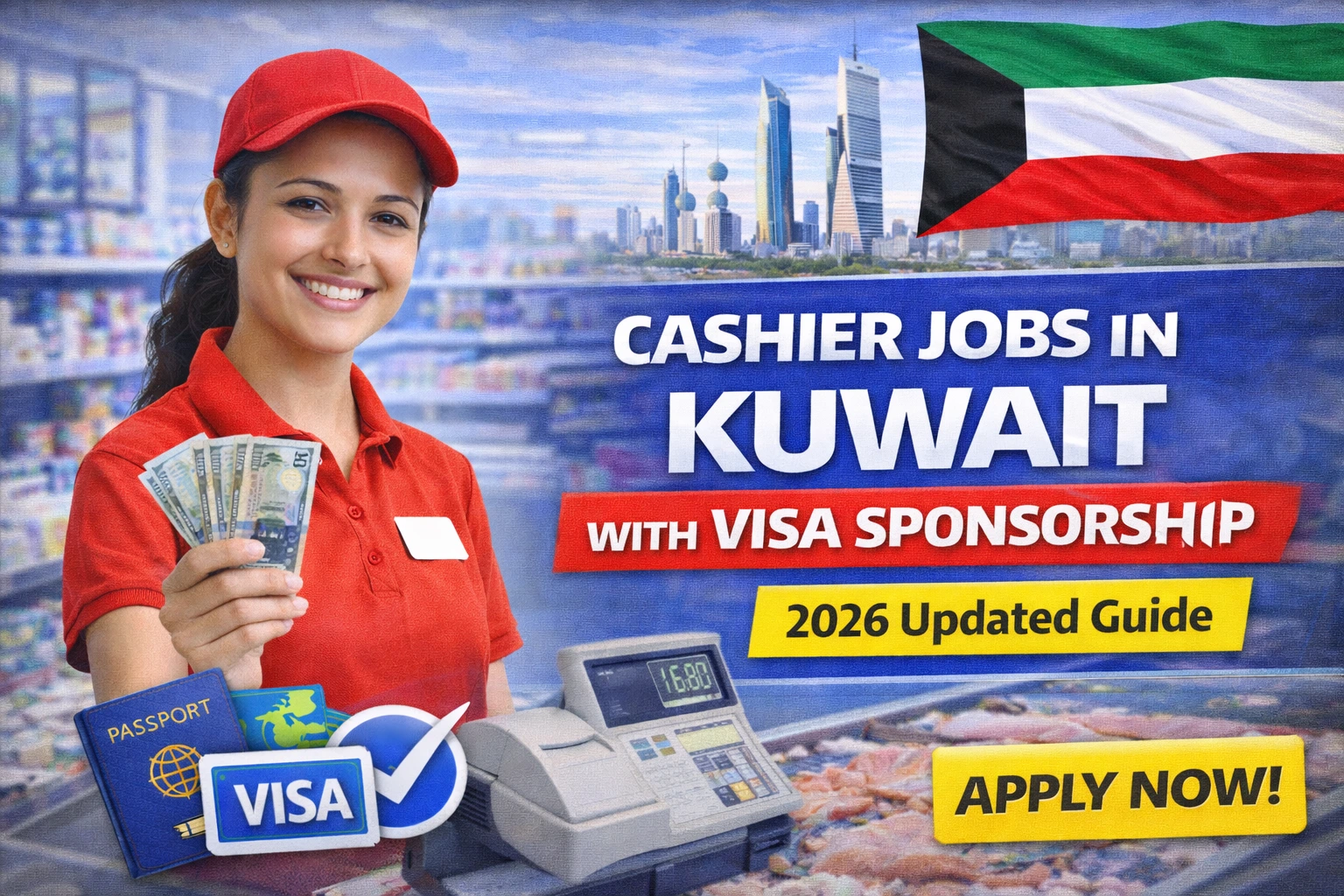 Cashier Jobs in Kuwait With Visa Sponsorship