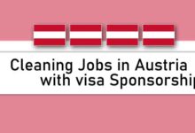 Cleaning Jobs in Austria 2024 with Visa Sponsorship