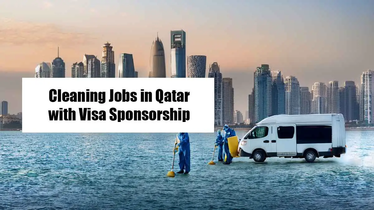Cleaning Jobs in Qatar with Visa Sponsorship