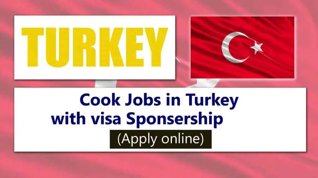 Cook Jobs in Turkey with Visa Sponsorship 2024 (Apply Online)