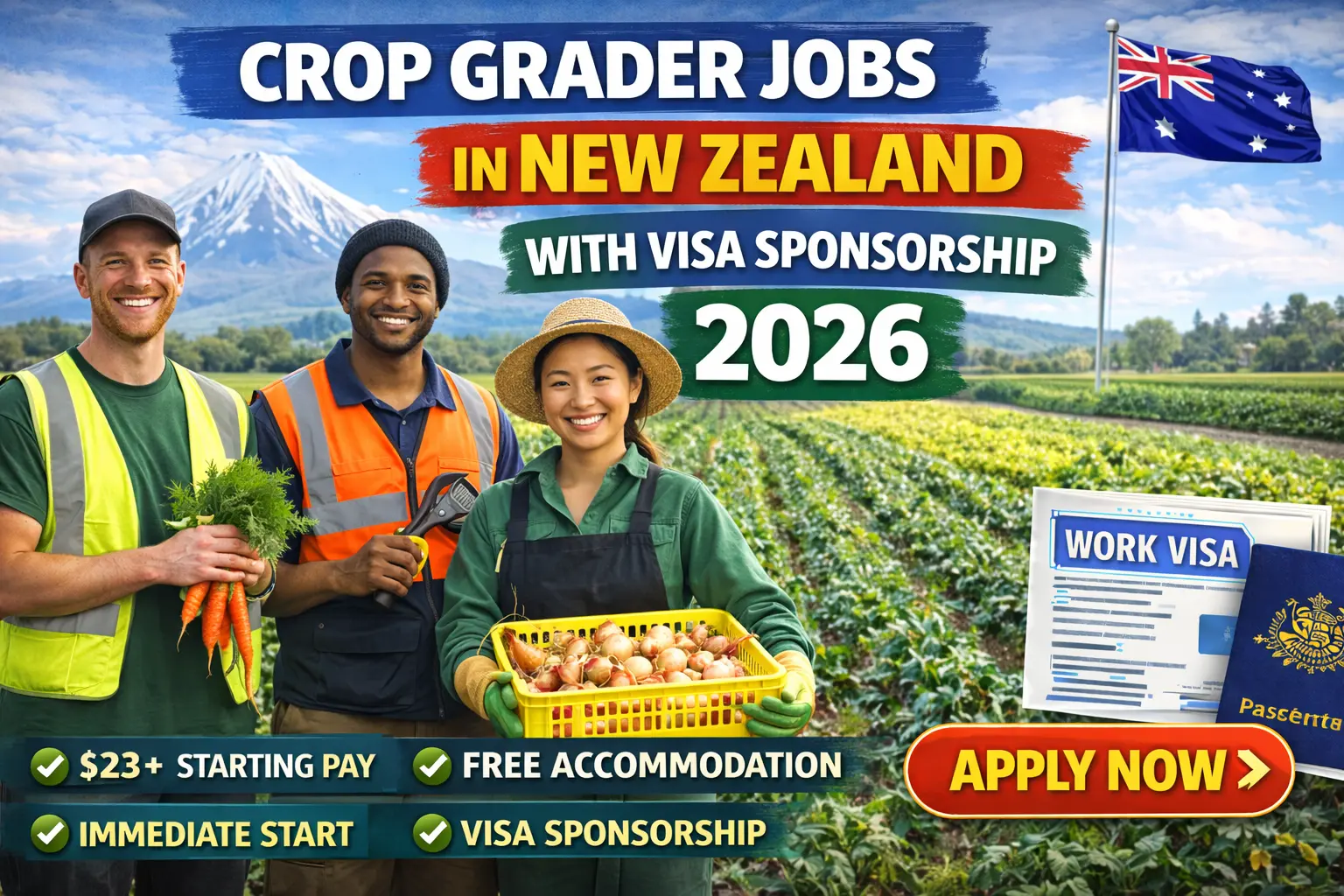 Crop Grader Jobs in New Zealand with Visa Sponsorship