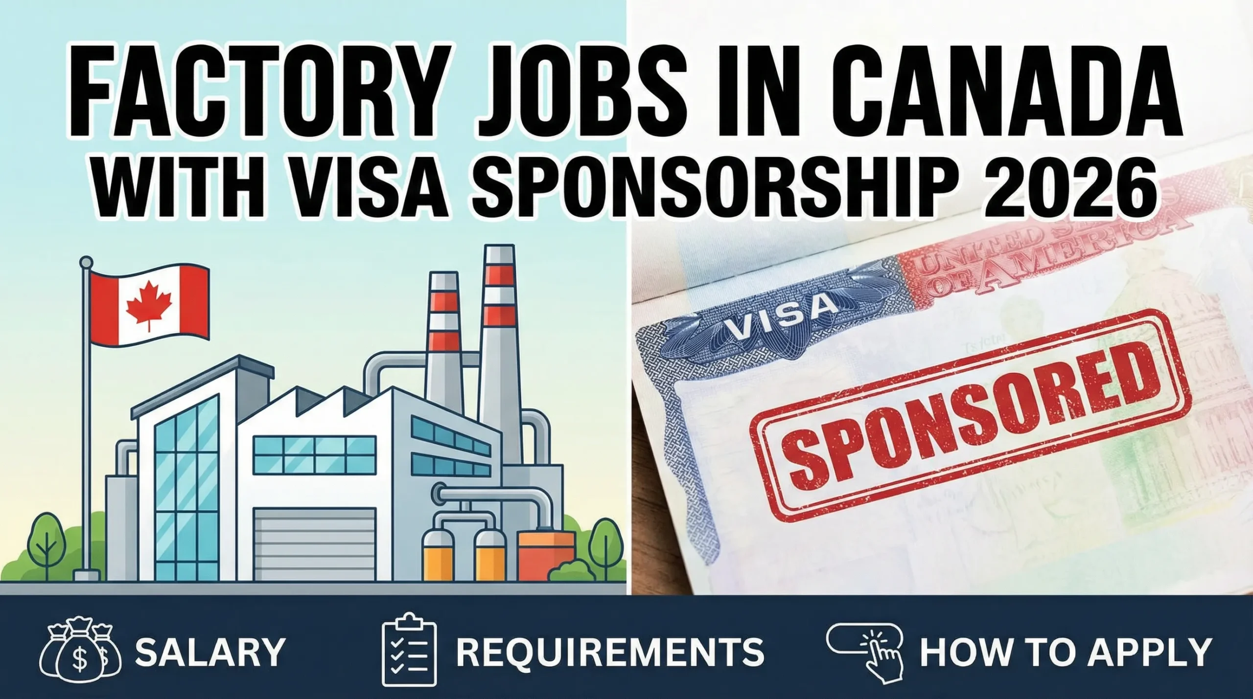 Factory Jobs in Canada with Visa Sponsorship