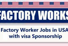 Factory Worker Jobs in USA with visa Sponsorship 2024 (Apply Online)