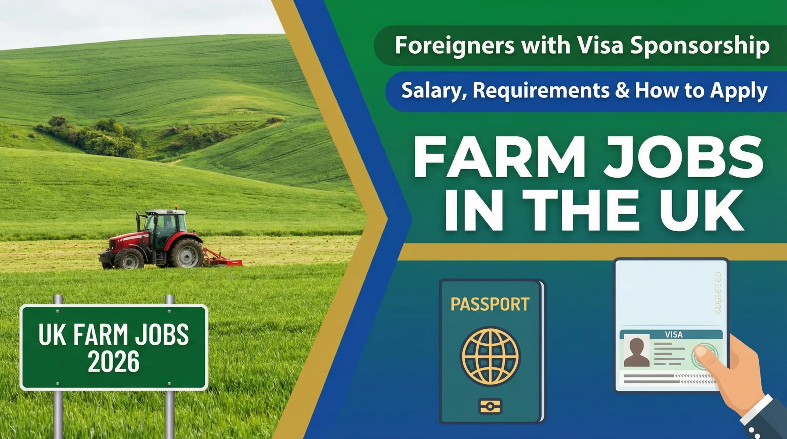 Farm Jobs in the UK for Foreigners with Visa Sponsorship