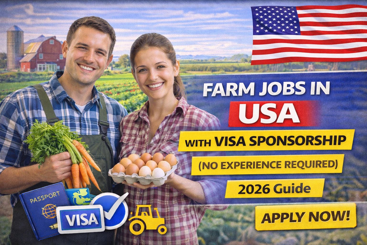Farm Jobs in the USA With Visa Sponsorship