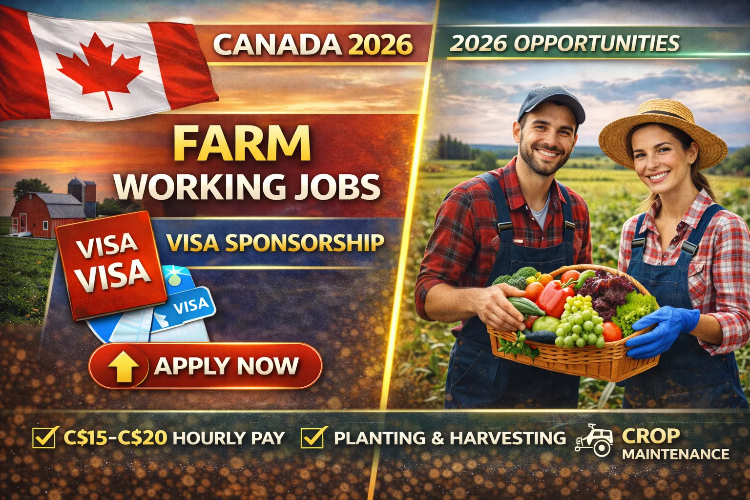 Farm Working Jobs in Canada 2026 With Visa Sponsorship