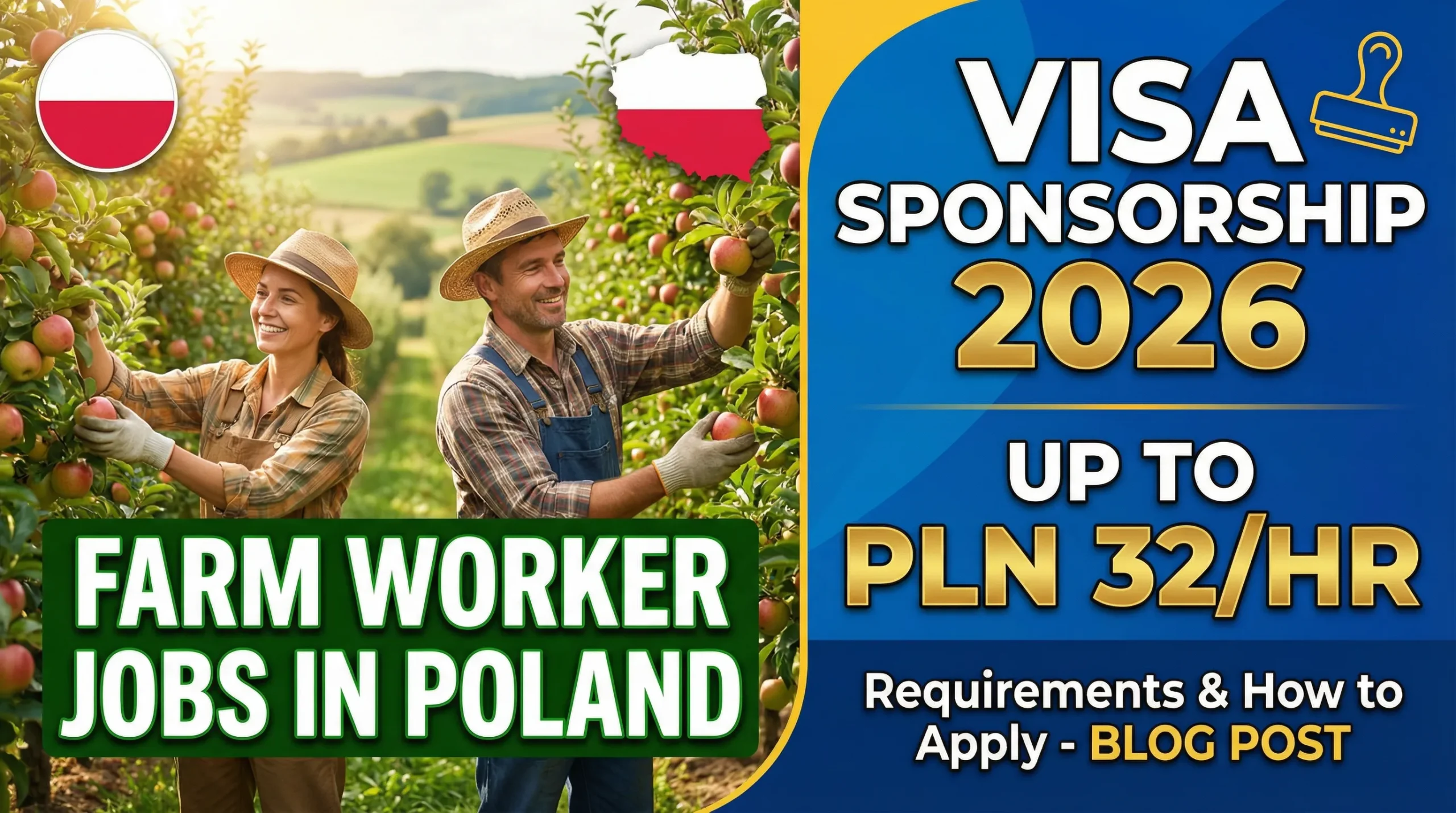 Farm Worker Jobs in Poland with Visa Sponsorship