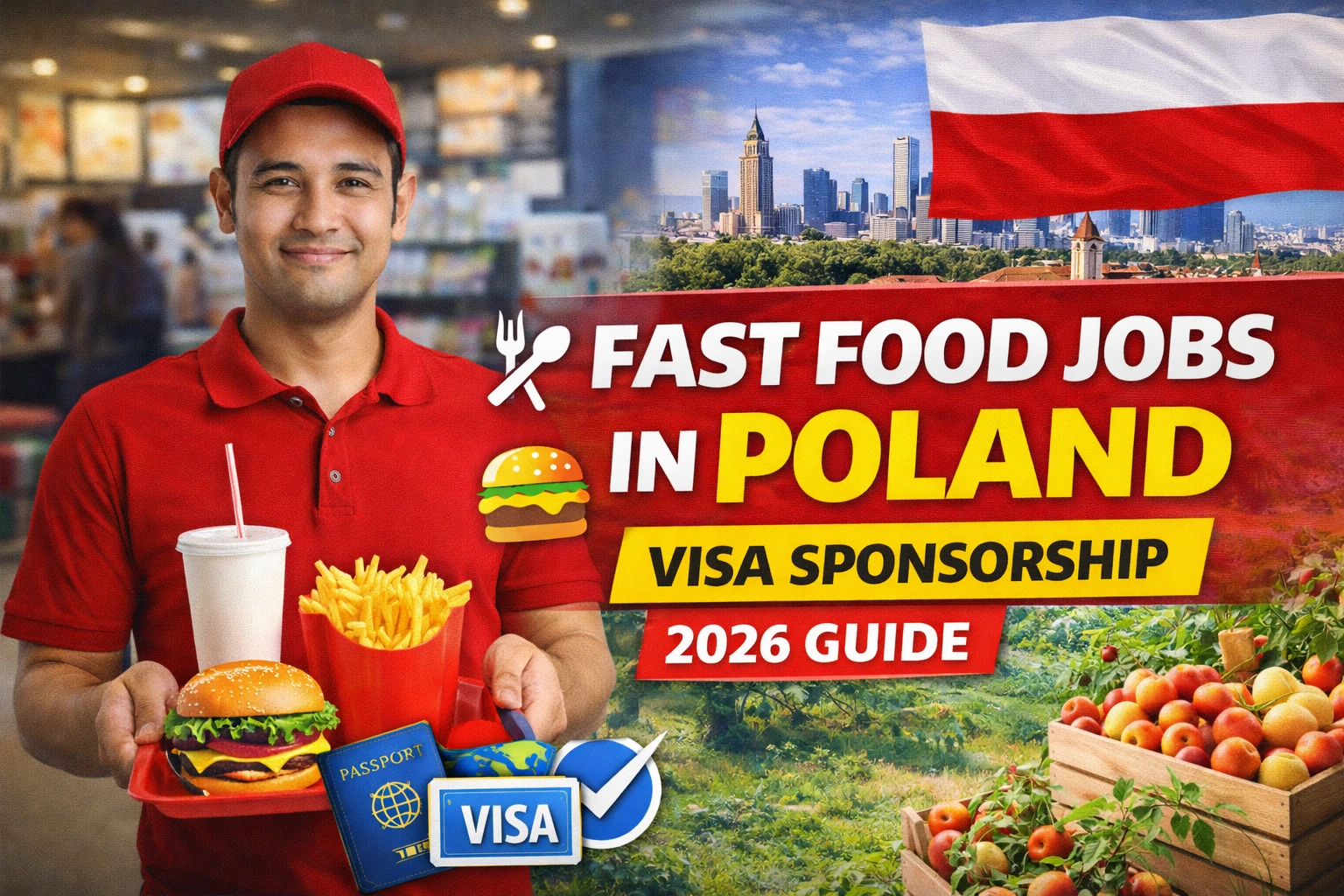 Fast Food Restaurant Worker Jobs in Poland With Visa Sponsorship