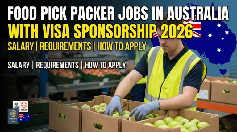 Food Pick Packer Jobs in Australia with Visa Sponsorship