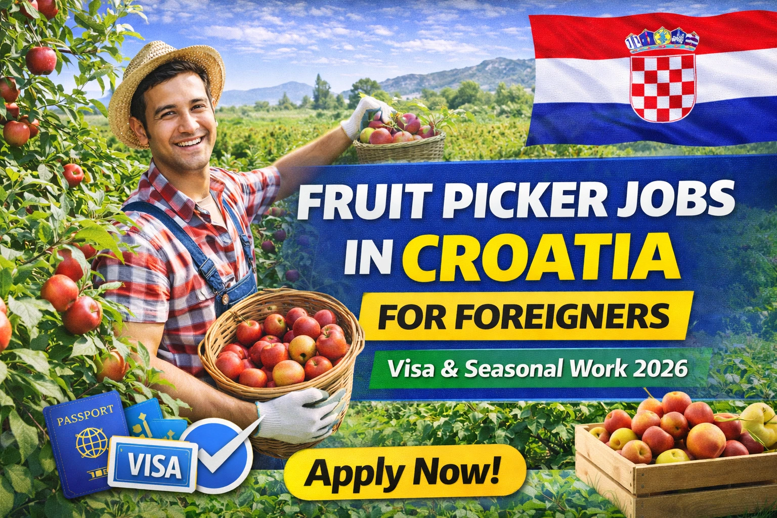 Fruit Picker Jobs in Croatia for International Applicants