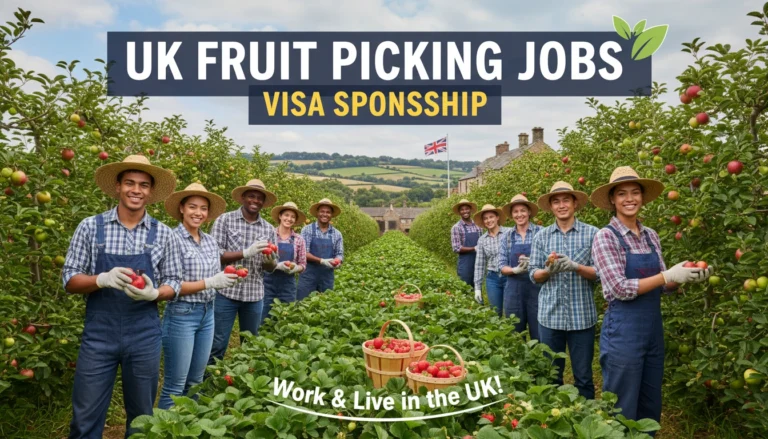 Fruit Picking Jobs in the United Kingdom with Visa Sponsorship