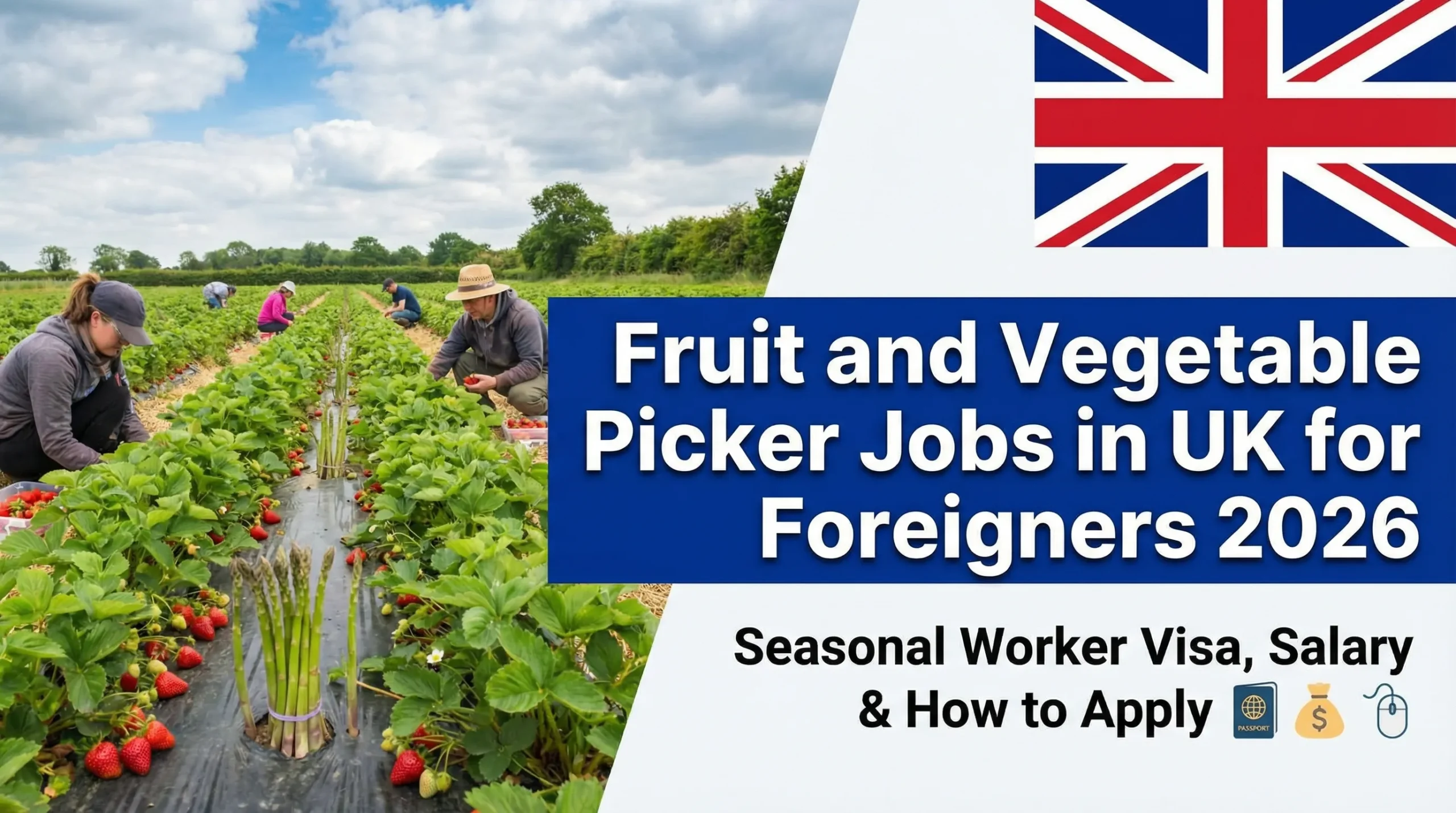 Fruit and Vegetable Picker Jobs in UK for Foreigners