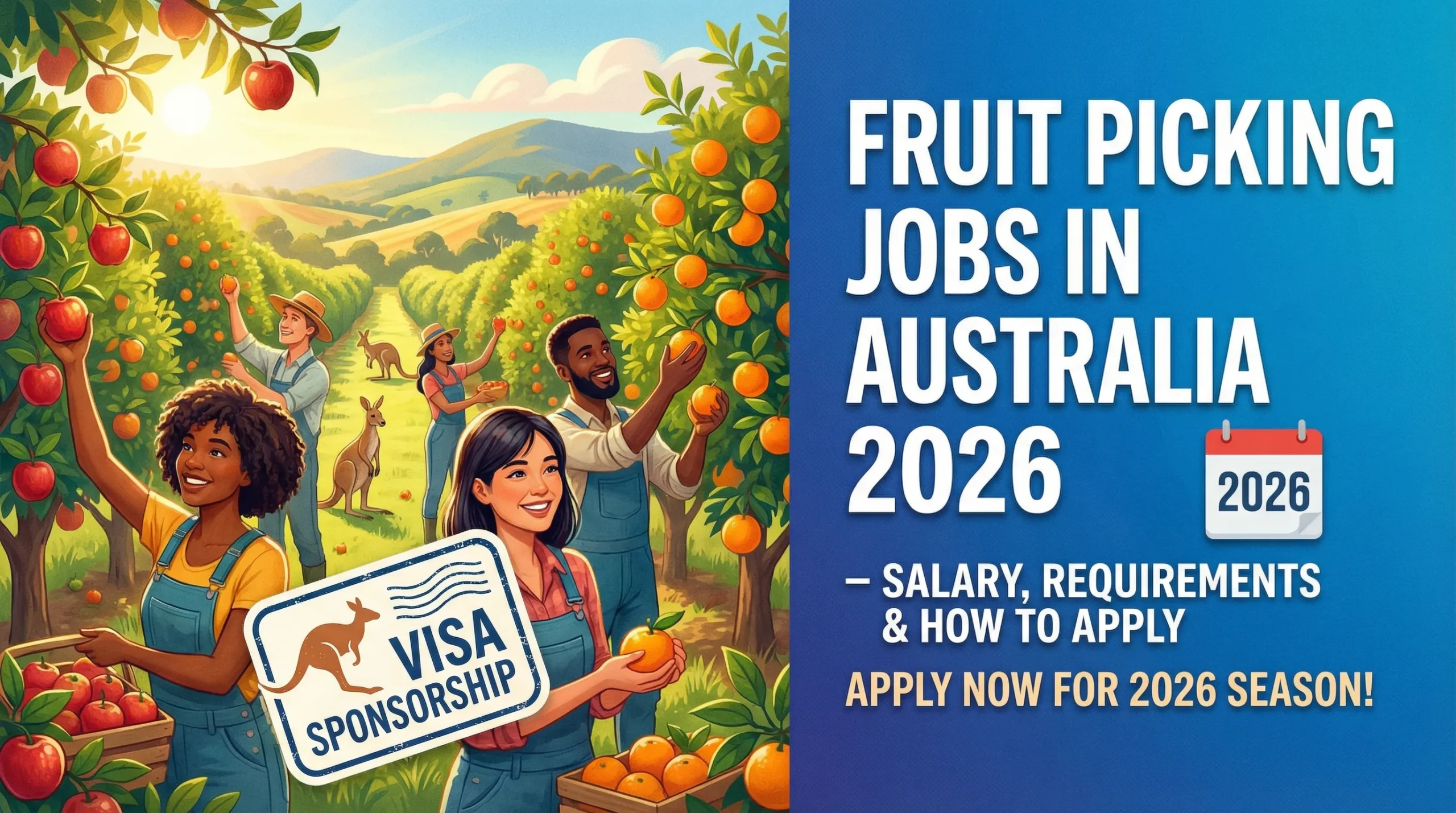 Fruit Picking Jobs in Australia with Visa Sponsorship 2026 – S aalary, Requirements & How to Apply
