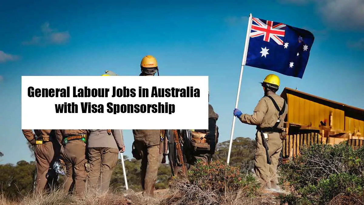 General Labour Jobs in Australia with Visa Sponsorship