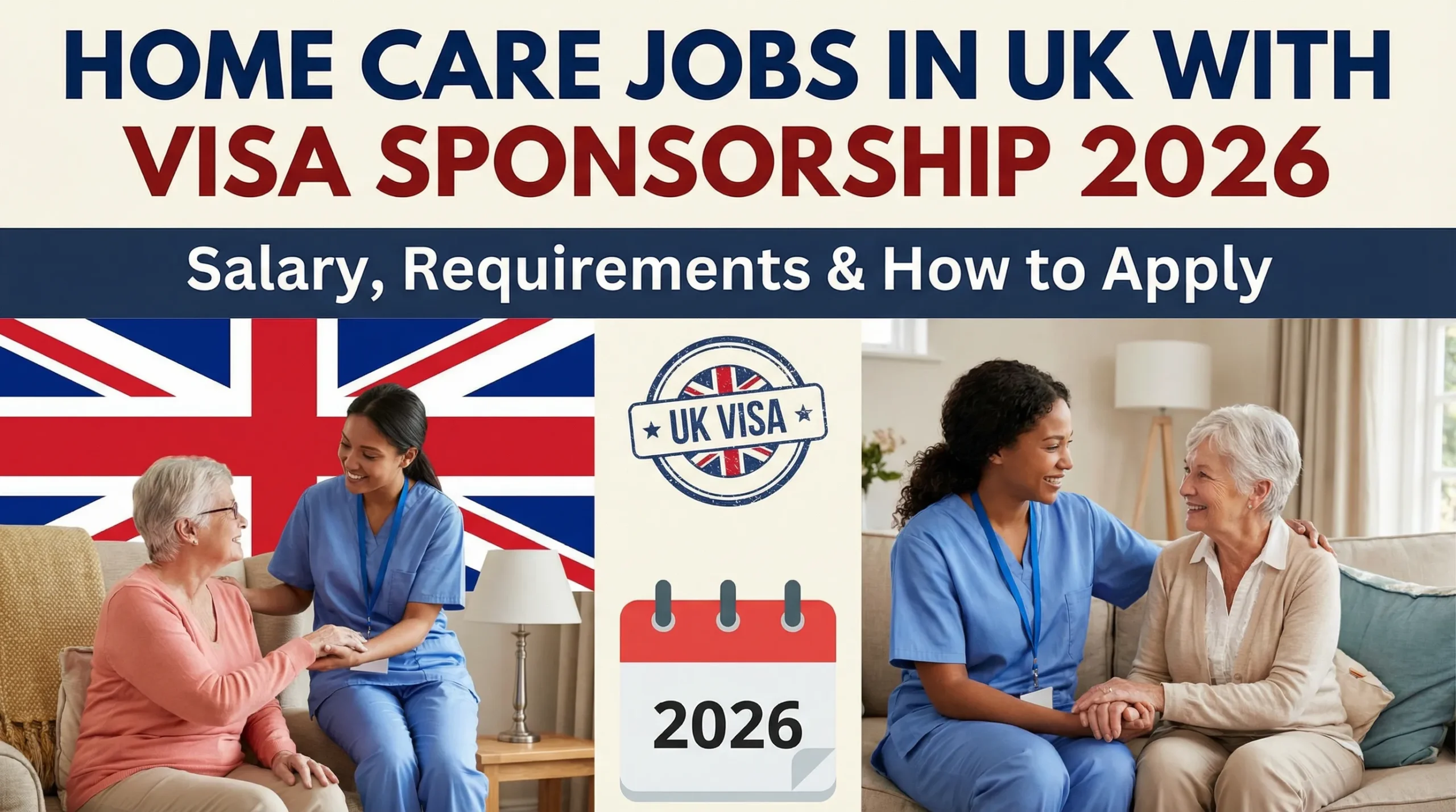 Home Care Jobs in UK with Visa Sponsorship 2026 – Salary, Requirements & How to Apply