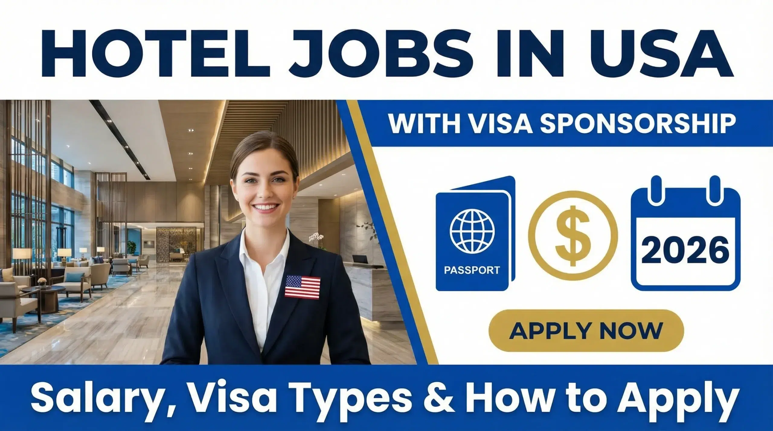 Hotel Jobs in USA with Visa Sponsorship